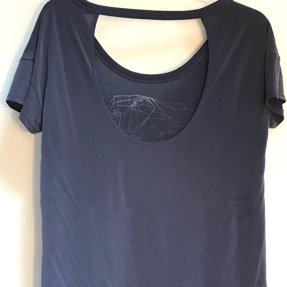 Evolution Active Tee Shirt  Elephant short sleeve  sheer Size medium - Picture 2 of 7